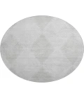 Dalyn Luxury Washable Trevi TV4 Ivory 8' x 8' Round Rug