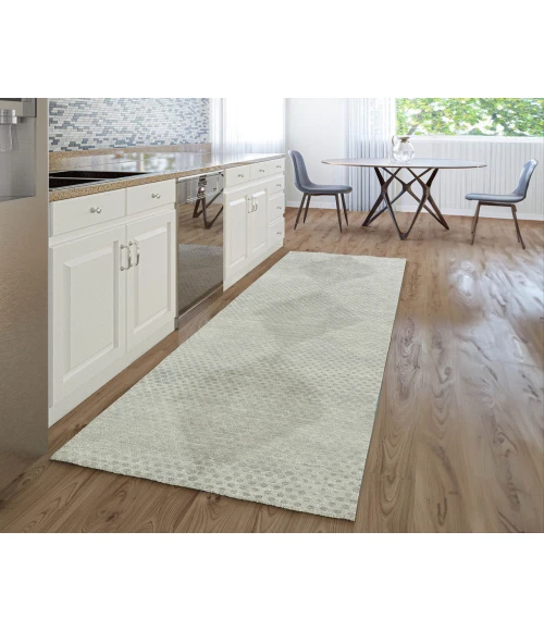Dalyn Luxury Washable Trevi TV4 Ivory 2'3" x 7'6" Runner Rug