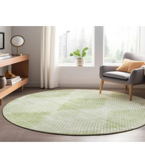 Dalyn Luxury Washable Trevi TV4 Mint 8' x 8' Round Rug