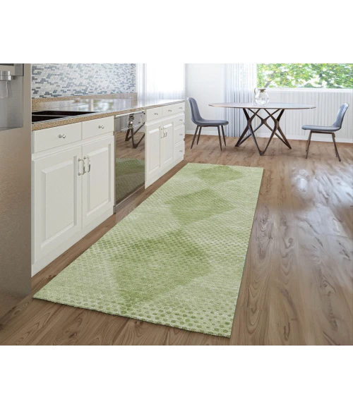 Dalyn Luxury Washable Trevi TV4 Mint 2'3" x 7'6" Runner Rug