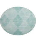 Dalyn Luxury Washable Trevi TV4 Teal 8' x 8' Round Rug