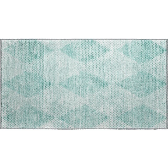 Dalyn Luxury Washable Trevi TV4 Teal 1'8" x 2'6" Rug