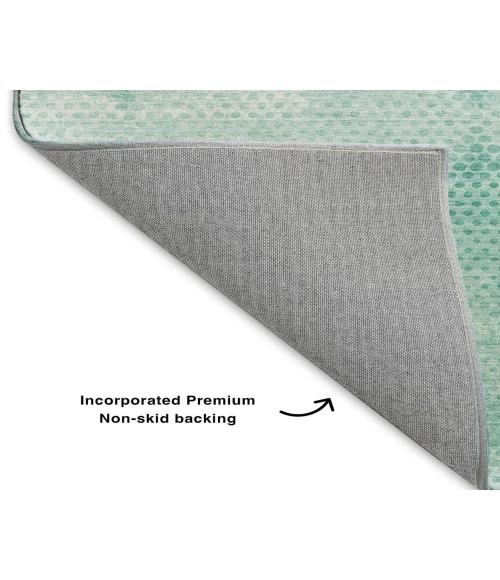 Dalyn Luxury Washable Trevi TV4 Teal 3' x 5' Rug