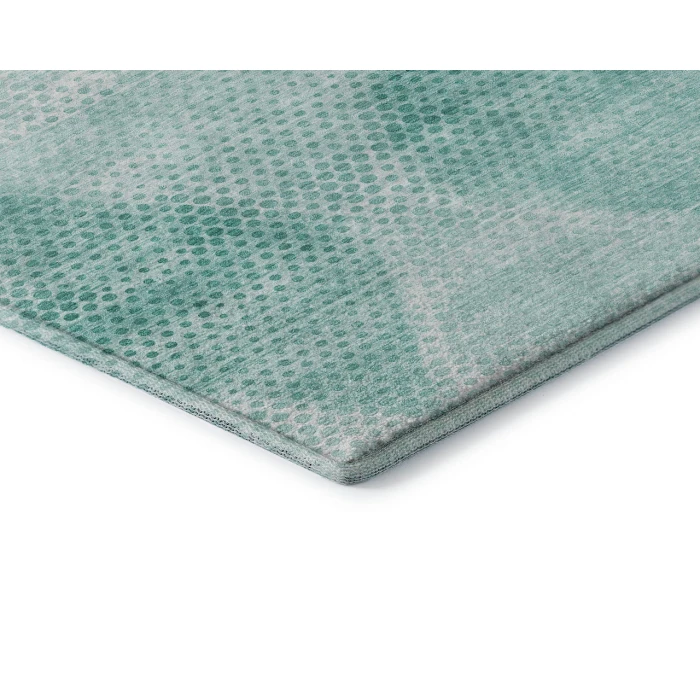 Dalyn Luxury Washable Trevi TV4 Teal 10' x 14' Rug