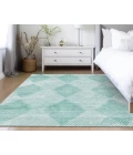 Dalyn Luxury Washable Trevi TV4 Teal 3' x 5' Rug