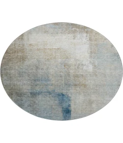 Dalyn Luxury Washable Trevi TV5 Taupe 8' x 8' Round Rug