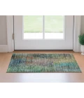 Dalyn Luxury Washable Trevi TV6 Green 1'8" x 2'6" Rug
