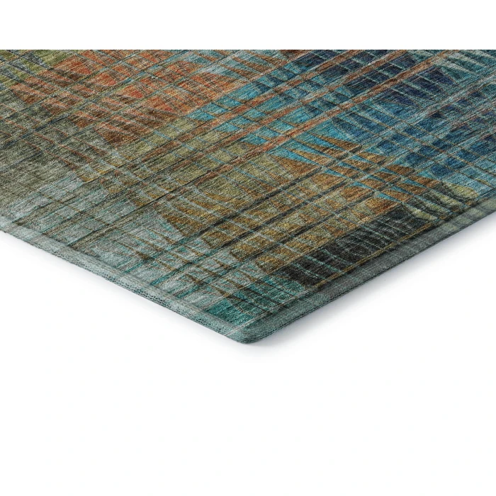 Dalyn Luxury Washable Trevi TV6 Green 5' x 7'6" Rug