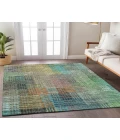 Dalyn Luxury Washable Trevi TV6 Green 3' x 5' Rug