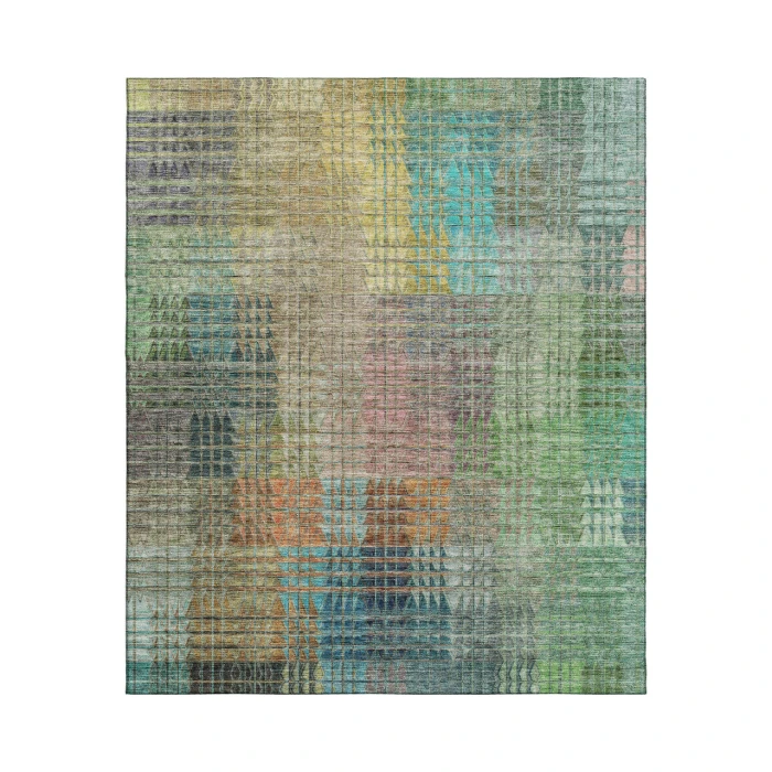 Dalyn Luxury Washable Trevi TV6 Green 5' x 7'6" Rug