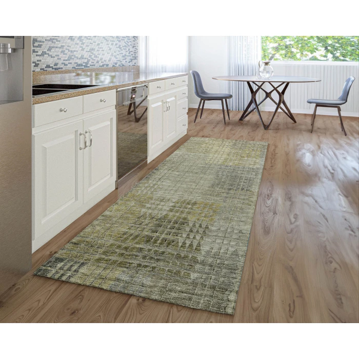Dalyn Luxury Washable Trevi TV6 Taupe 2'3" x 7'6" Runner Rug
