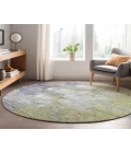 Dalyn Luxury Washable Trevi TV7 Aloe 8' x 8' Round Rug