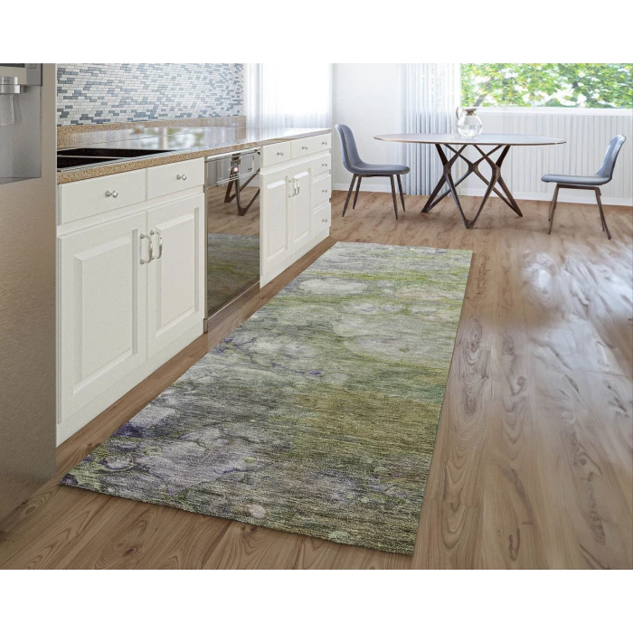 Dalyn Luxury Washable Trevi TV7 Aloe 2'3" x 7'6" Runner Rug