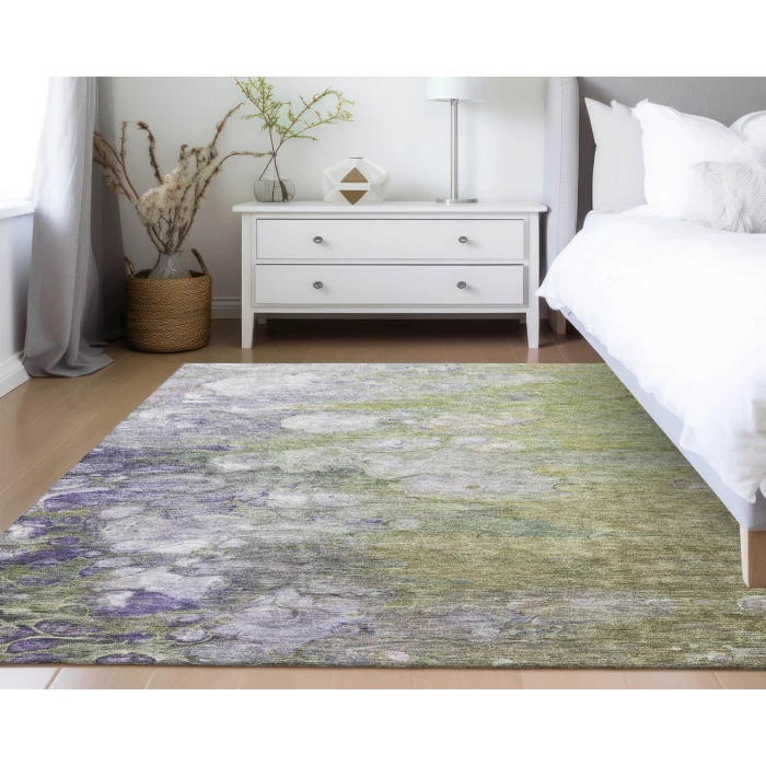 Dalyn Luxury Washable Trevi TV7 Aloe 2'6" x 3'10" Rug