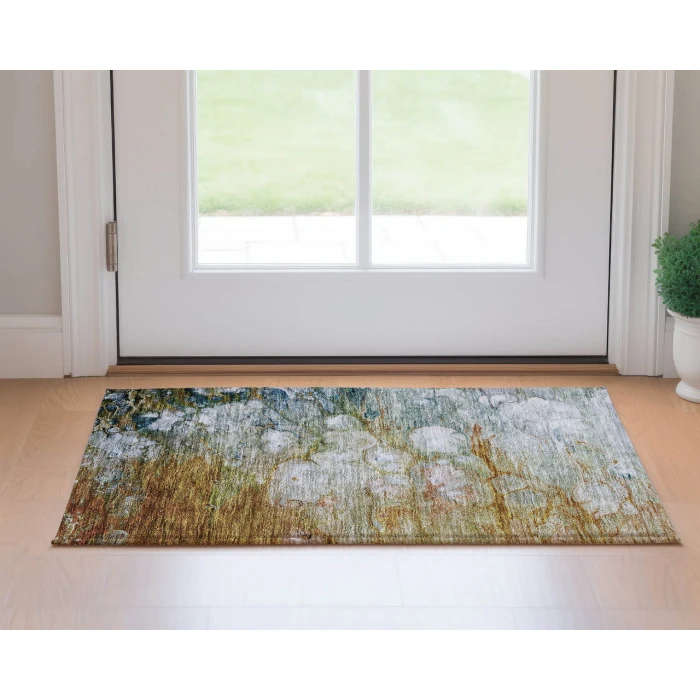 Dalyn Luxury Washable Trevi TV7 Paprika 1'8" x 2'6" Rug
