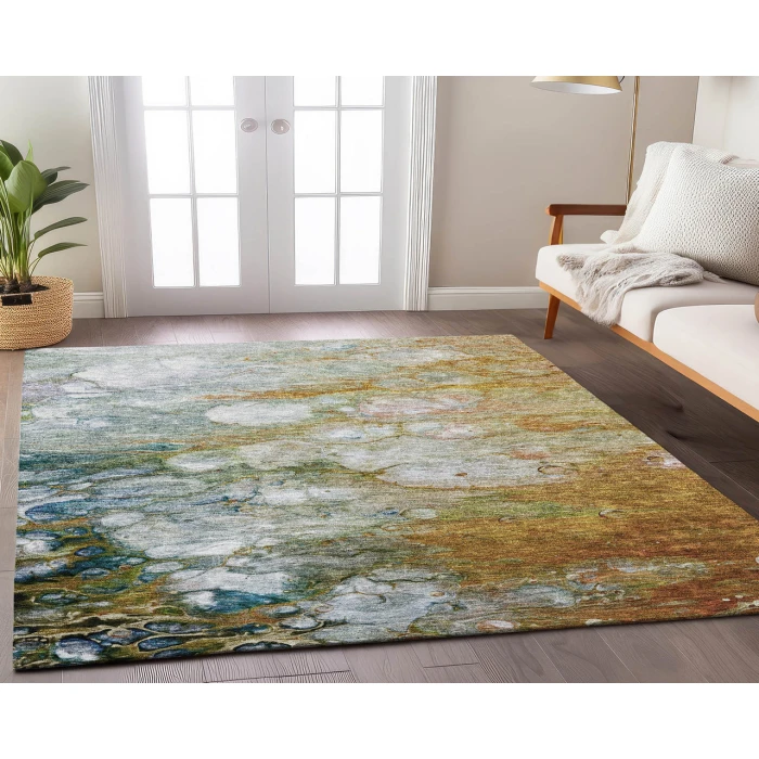 Dalyn Luxury Washable Trevi TV7 Paprika 3' x 5' Rug