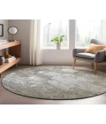 Dalyn Luxury Washable Trevi TV7 Taupe 8' x 8' Round Rug