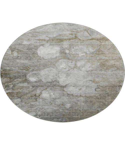 Dalyn Luxury Washable Trevi TV7 Taupe 8' x 8' Round Rug
