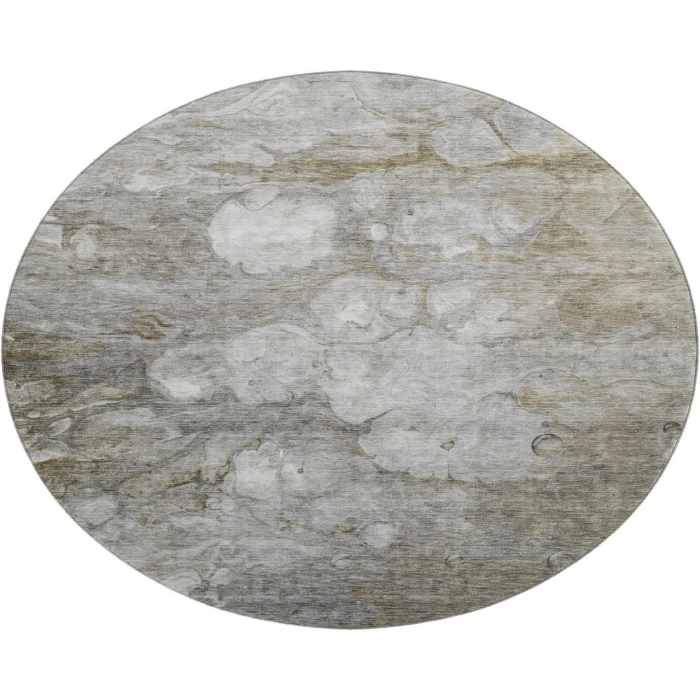 Dalyn Luxury Washable Trevi TV7 Taupe 8' x 8' Round Rug