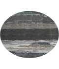 Dalyn Luxury Washable Trevi TV8 Black 8' x 8' Round Rug