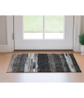 Dalyn Luxury Washable Trevi TV8 Black 1'8" x 2'6" Rug