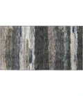 Dalyn Luxury Washable Trevi TV8 Black 1'8" x 2'6" Rug