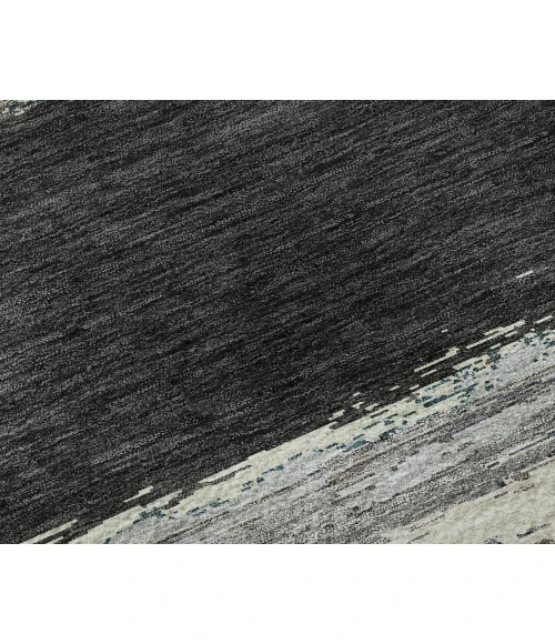 Dalyn Luxury Washable Trevi TV8 Black 3' x 5' Rug