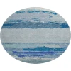 Dalyn Luxury Washable Trevi TV8 Blue 8' x 8' Round Rug