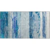 Dalyn Luxury Washable Trevi TV8 Blue 1'8" x 2'6" Rug
