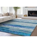 Dalyn Luxury Washable Trevi TV8 Blue 3' x 5' Rug
