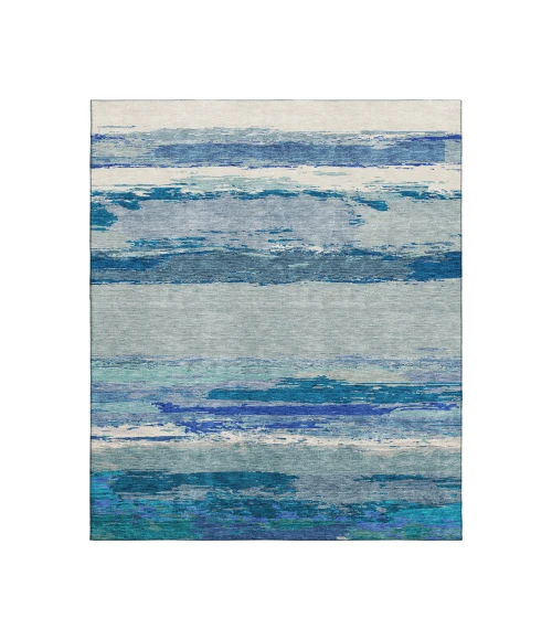 Dalyn Luxury Washable Trevi TV8 Blue 3' x 5' Rug
