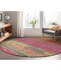 Dalyn Luxury Washable Trevi TV8 Blush 8' x 8' Round Rug