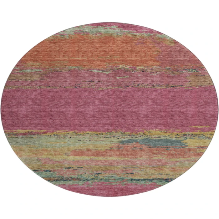 Dalyn Luxury Washable Trevi TV8 Blush 8' x 8' Round Rug