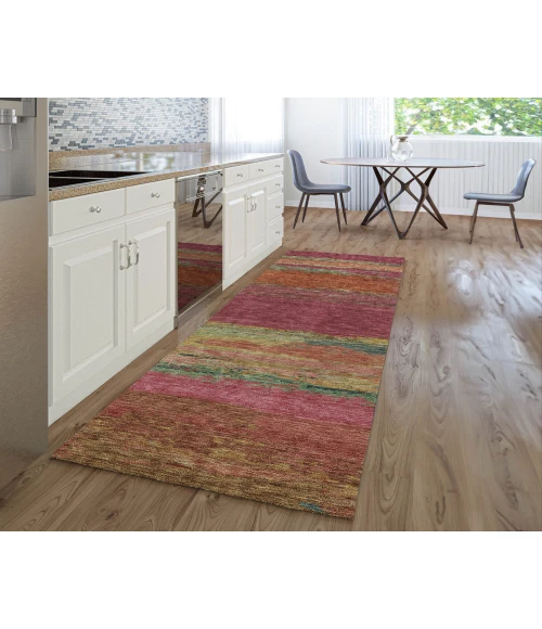 Dalyn Luxury Washable Trevi TV8 Blush 2'3" x 7'6" Runner Rug