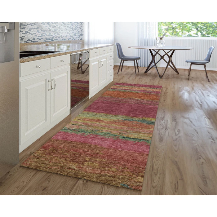 Dalyn Luxury Washable Trevi TV8 Blush 2'3" x 7'6" Runner Rug