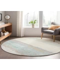Dalyn Luxury Washable Trevi TV8 Ivory 8' x 8' Round Rug