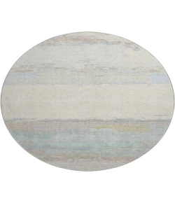 Dalyn Luxury Washable Trevi TV8 Ivory 8' x 8' Round Rug