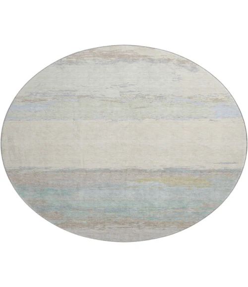 Dalyn Luxury Washable Trevi TV8 Ivory 8' x 8' Round Rug