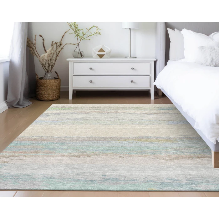Dalyn Luxury Washable Trevi TV8 Ivory 3' x 5' Rug