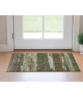 Dalyn Luxury Washable Trevi TV8 Olive 1'8" x 2'6" Rug