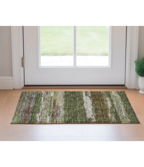 Dalyn Luxury Washable Trevi TV8 Olive 1'8" x 2'6" Rug