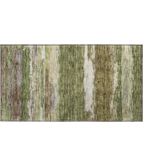 Dalyn Luxury Washable Trevi TV8 Olive 1'8" x 2'6" Rug
