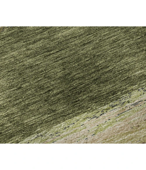 Dalyn Luxury Washable Trevi TV8 Olive 2'3" x 7'6" Runner Rug