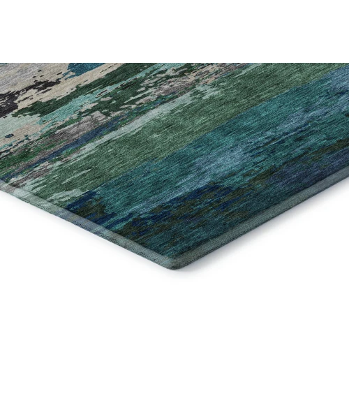 Dalyn Luxury Washable Trevi TV8 Teal 3' x 5' Rug
