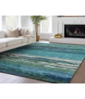 Dalyn Luxury Washable Trevi TV8 Teal 3' x 5' Rug
