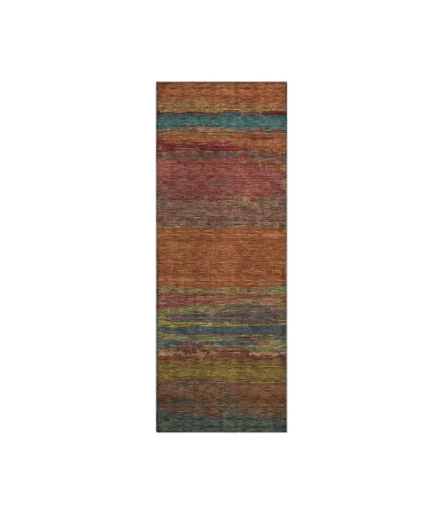 Dalyn Luxury Washable Trevi TV8 Terracotta 2'3" x 7'6" Runner Rug