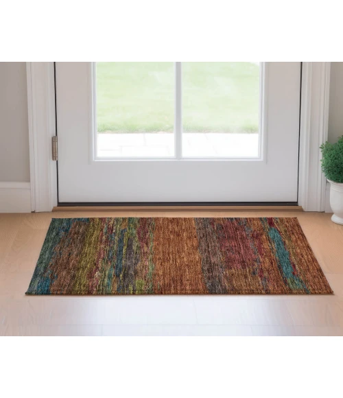Dalyn Luxury Washable Trevi TV8 Terracotta 1'8" x 2'6" Rug