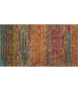 Dalyn Luxury Washable Trevi TV8 Terracotta 1'8" x 2'6" Rug