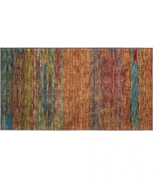 Dalyn Luxury Washable Trevi TV8 Terracotta 1'8" x 2'6" Rug