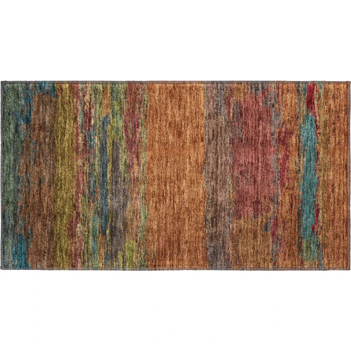 Dalyn Luxury Washable Trevi TV8 Terracotta 1'8" x 2'6" Rug